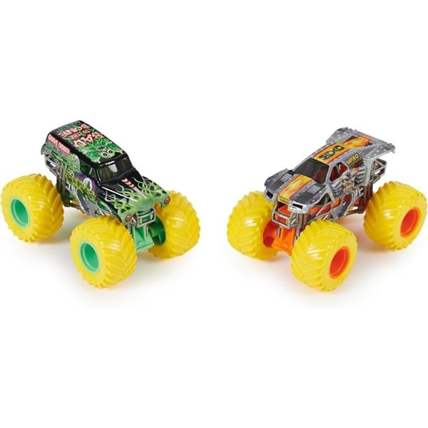 Painevalettu ajoneuvo - Spin Master - Monster Jam - 1:64 - 2 kappaleen pakkaus - Sekoitettu - 3 vuotta ja vanhemmille