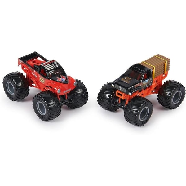 Painevalettu ajoneuvo - Spin Master - Monster Jam - 1:64 - 2 kappaleen pakkaus - Sekoitettu - 3 vuotta ja vanhemmille
