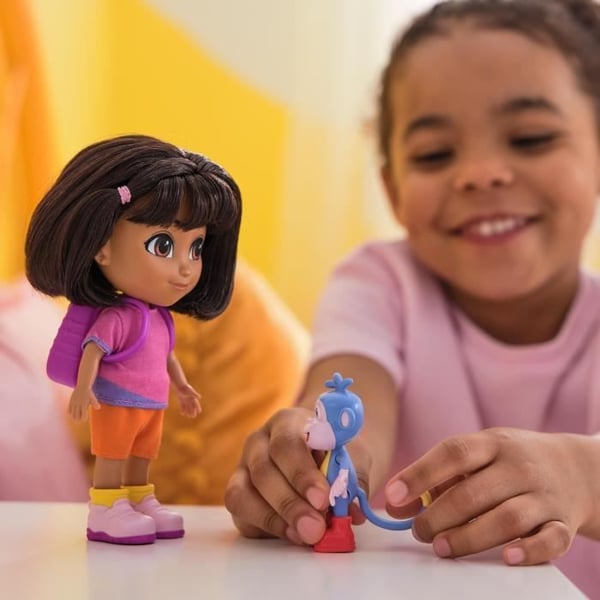 Dora - 15 cm nukke + Boots-figuuri - 3-vuotiaasta alkaen - Dora Seikkailija
