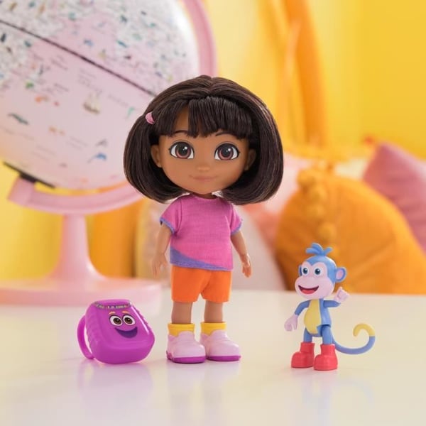 Dora - 15 cm nukke + Boots-figuuri - 3-vuotiaasta alkaen - Dora Seikkailija
