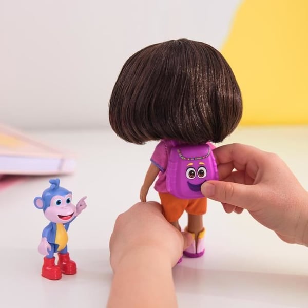 Dora - 15 cm nukke + Boots-figuuri - 3-vuotiaasta alkaen - Dora Seikkailija