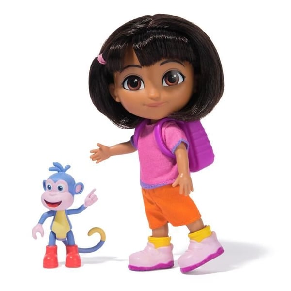 Dora - 15 cm nukke + Boots-figuuri - 3-vuotiaasta alkaen - Dora Seikkailija