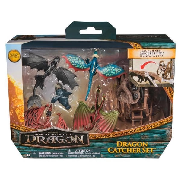 Lohikäärme - Minifiguurisetti - Lohikäärmeenmetsästäjä - Ikä 4+ - Dreamworks Dragon