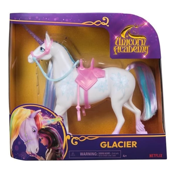 Unicorn Academy - 28 cm figur - Galcier eller Cinder - Slumpmässig modell - Från 4 år - Unicorn School