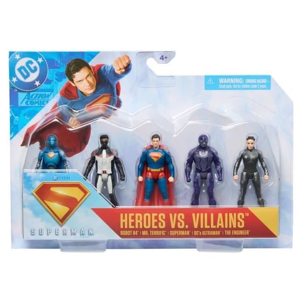 Multipak 8 cm figurer - fra 4 år - Superman filmen