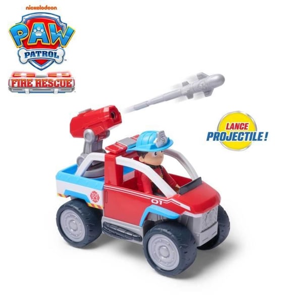 Paw Patrol - Ryder Figur + Køretøj - Alder 3+ - Brandredning - Paw Patrol