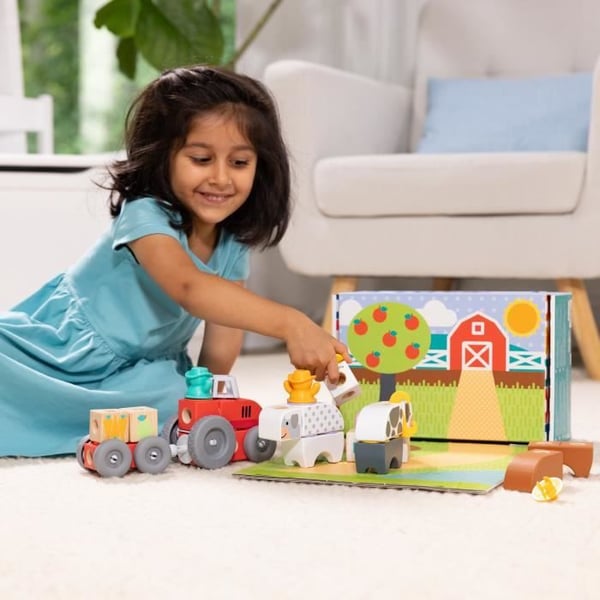 Palikat - Maatila - 56 palaa - Ikä 2 vuotta ja vanhemmat - Melissa & Doug