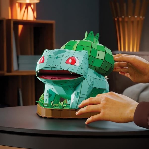 4D-puslespil - 3D-puslespil - Bulbasaur Pokémon - 195 brikker - 24 cm - fra 12 år