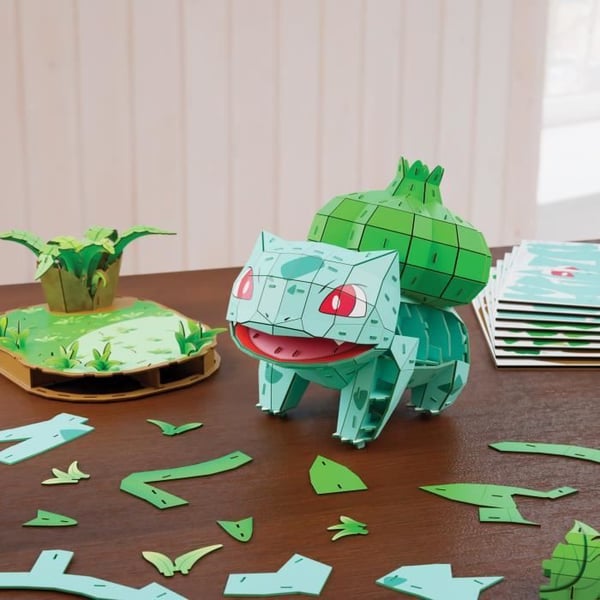 4D-puslespil - 3D-puslespil - Bulbasaur Pokémon - 195 brikker - 24 cm - fra 12 år