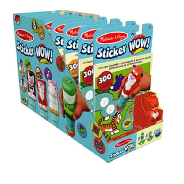 Melissa & Doug Klistermärkesstämpel + Aktivitetsblock - Ålder 3+