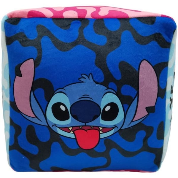 Premium Pude - Terning - Lilo & STITCH - Mikrofiber - 25 x 25 x 25 cm