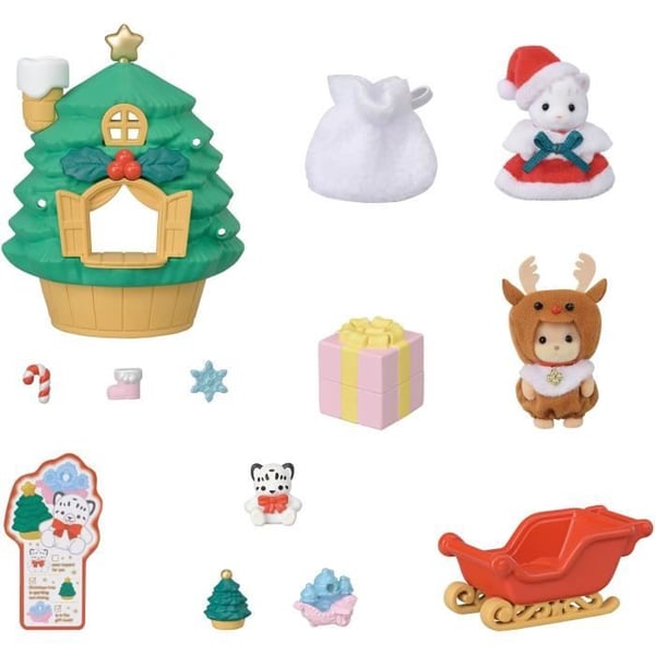 Minifigurer - SYLVANIAN FAMILIES - Julemandens hus - Fra 3 år
