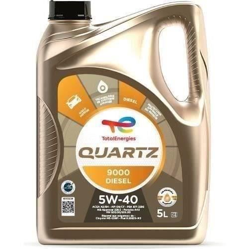 TOTALENERGIES 5L QUARTZ 9000 DIESEL 5W40 MOOTTORIÖLJY