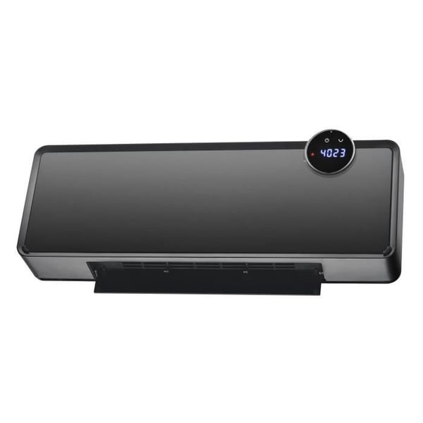Sähköinen seinälämmitin - 2000W - WARM TECH - Keraaminen - 240V - Jopa 50m3 - Musta