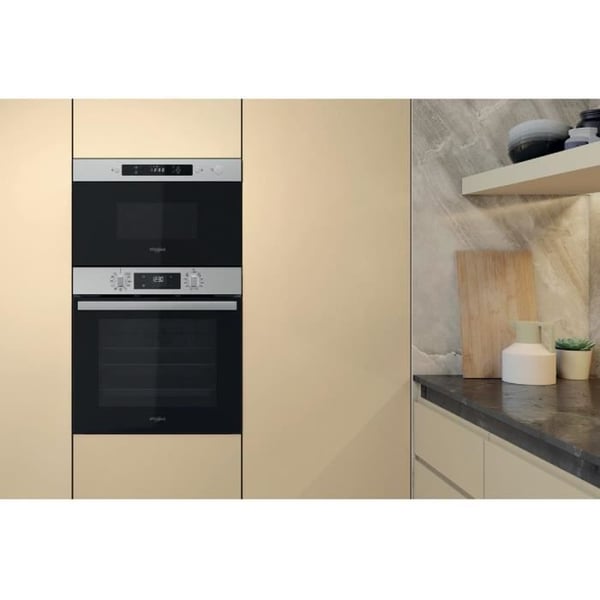 Indbygget mikrobølgeovn - HOTPOINT - MBNA900X - Rustfrit stål - 22 L