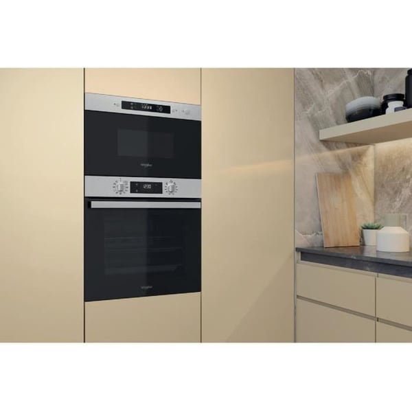 Indbygget mikrobølgeovn - HOTPOINT - MBNA900X - Rustfrit stål - 22 L