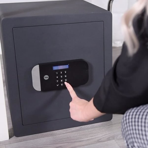 YALE højsikkerheds pengeskab med elektronisk lås (35,5 L)