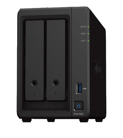 Synology DVA1622 netværksovervågningsserver Tower Gigabit Ethernet