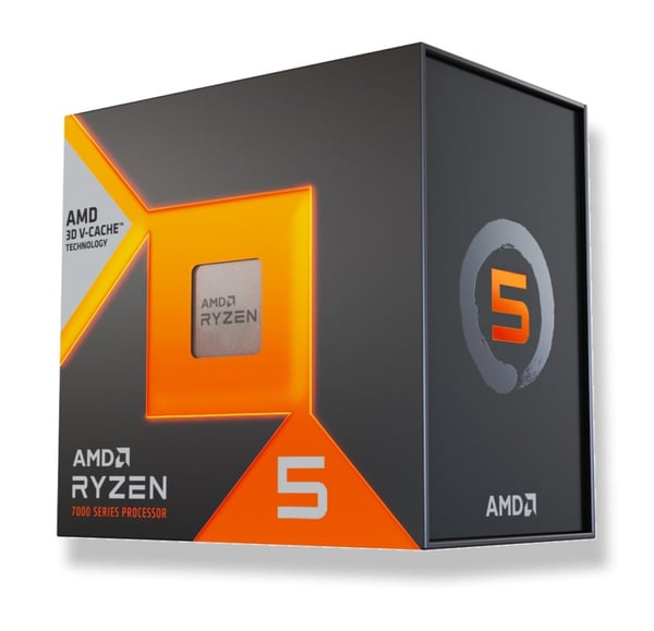 AMD Ryzen 5 7500X3D -prosessori, 4 GHz, 96 Mt L3-kotelo