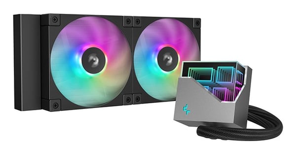 DeepCool LT240 Processor Alt-i-en væskekøler 12 cm Sort 1 stk