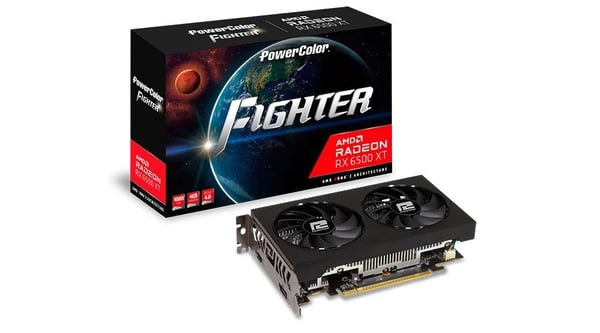 näytönohjain PowerColor Kuva. AXRX 6500XT 4GBD6-DHV3