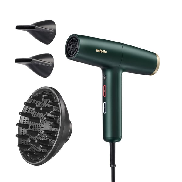 BaByliss Air Power Pro hårtørrer 1700 W Guld. Grøn