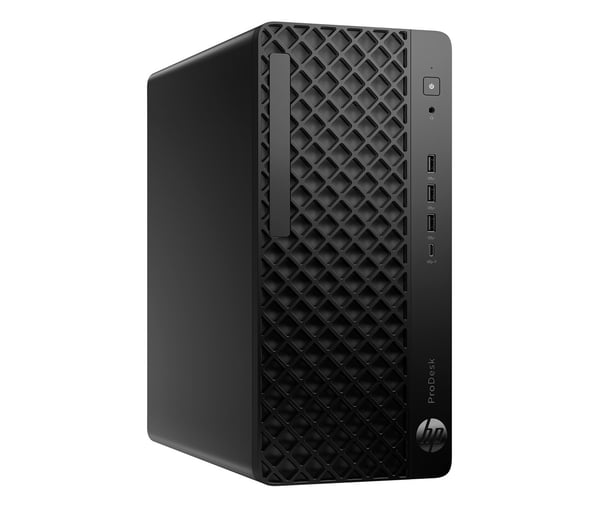 HP ProDesk 4 Tower G1i -pöytätietokone, tekoälyllä, Intel Core Ultra 5 225, 16 Gt:n DDR5-SDRAM, 512 Gt:n SSD, Windows 11 Pro, musta