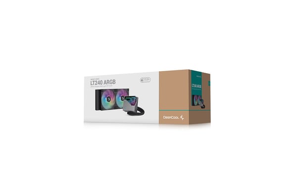 DeepCool LT240 Processor Alt-i-en væskekøler 12 cm Sort 1 stk