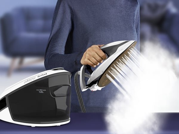 Tefal Express Power SV8130 2800 W 1,8 L Durilium AirGlide Autoclean stryksula Svart. Vit