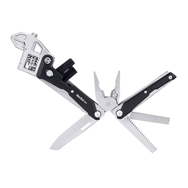 NexTool W4 11-i-1 multiverktyg med justerbar skiftnyckel