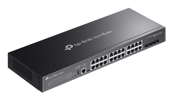TP-Link Omada SG5428X -verkkokytkin, hallittu L3 Gigabit Ethernet (10/100/1000), musta