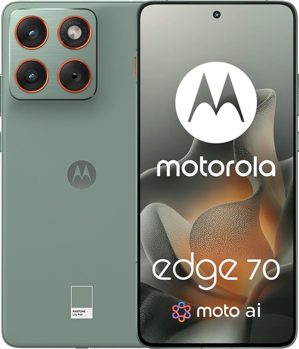 Motorola Edge 70 6.7" Kaksois-SIM Android 16 USB Type-C 12 Gt 512 Gt 4800 mAh Vihreä