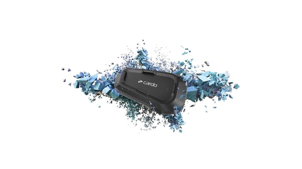 Cardo Spirit HD motorcykelintercom 2 kanaler 600 m Svart