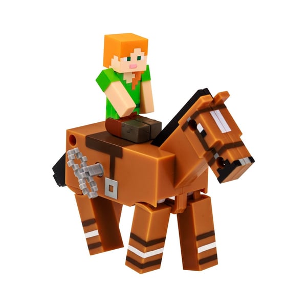 MINECRAFT S2 3D UPPDRÄNGNINGSLEKSAK - ALEX & HÄST