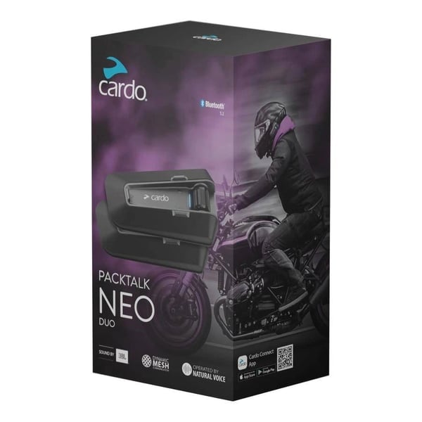 CARDO PACKTALK NEO DUO Intercom för två hjälmar