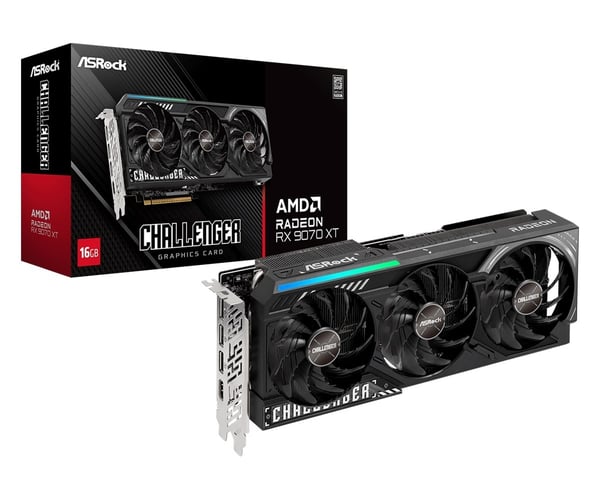 Asrock Challenger RX9070XT 16GB näytönohjain