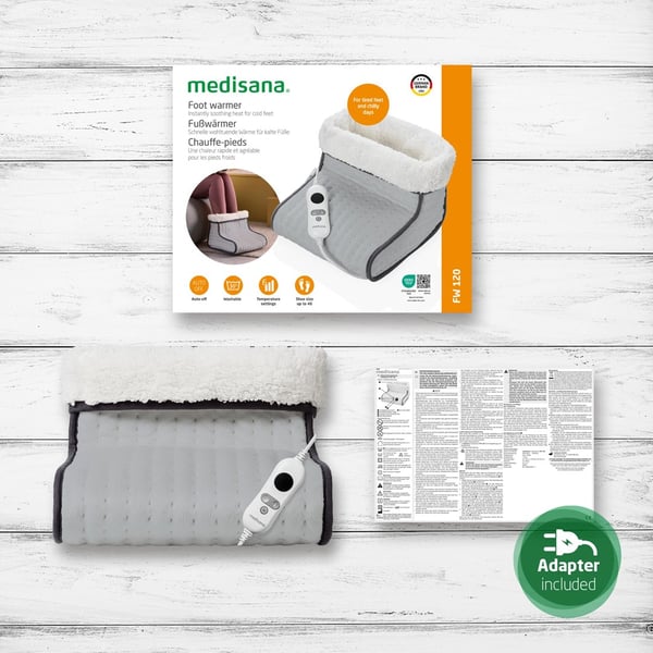 Medisana FW 120 elektrisk fodvarmer 100 W grå