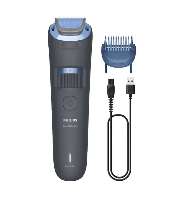 Philips Beard Trimmer 3000 Series BT3617/15 Parran trimmeri pyöristetyillä terillä