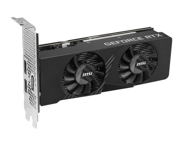 MSI GEFORCE RTX 3050 LP E 6G OC -näytönohjain, NVIDIA 6 Gt GDDR6