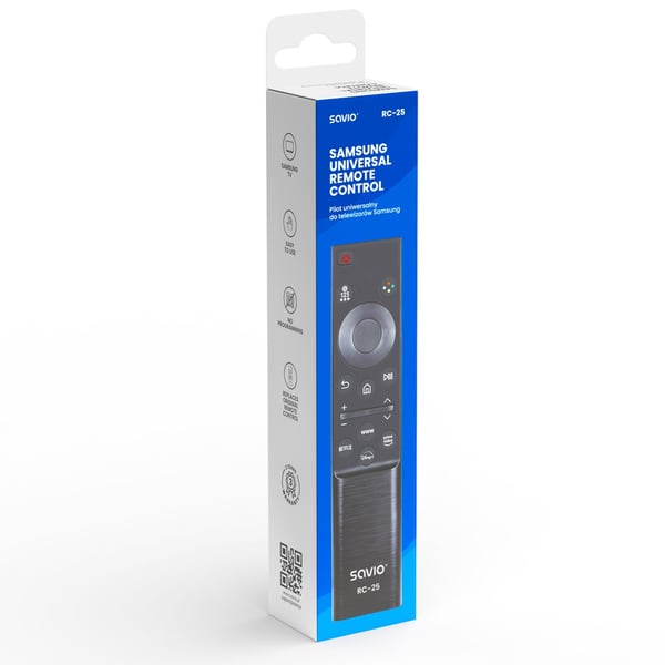 Savio rc-25 fjernbetjening IR trådløs TV Trykknapper
