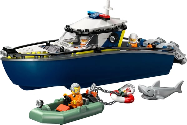 LEGO CITY 60456 Poliisiveneen takaa-ajo
