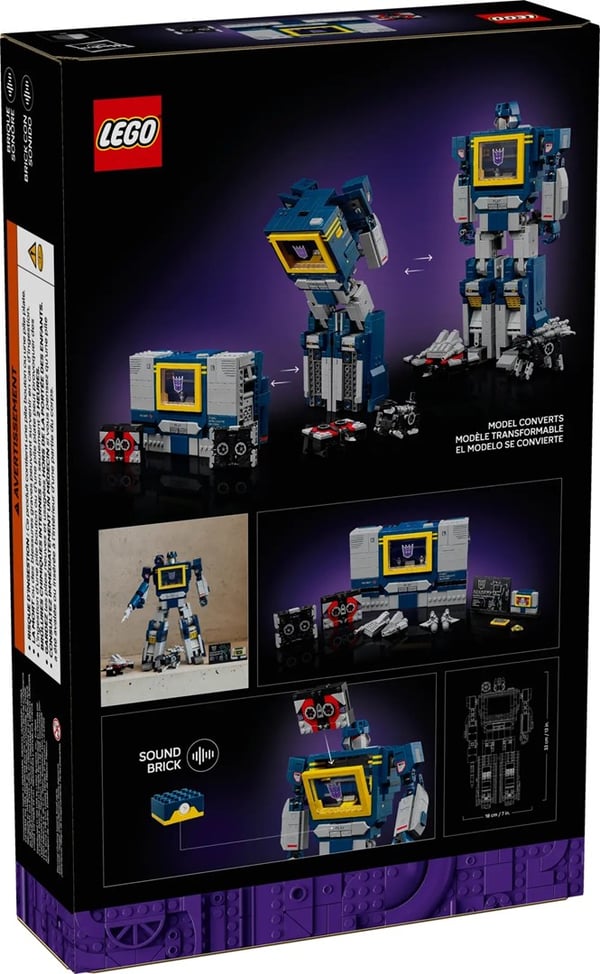 LEGO ICONS 10358 Transformers: Lydbølge