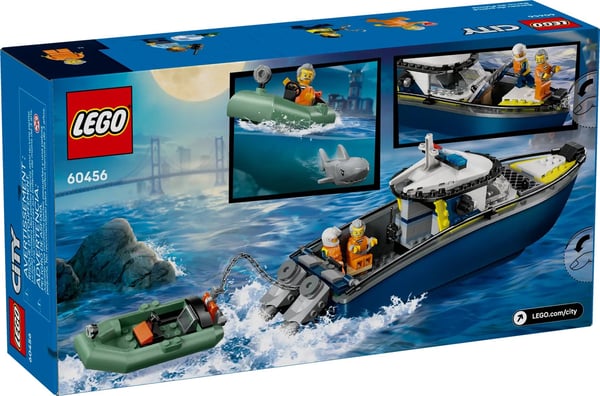 LEGO CITY 60456 Poliisiveneen takaa-ajo