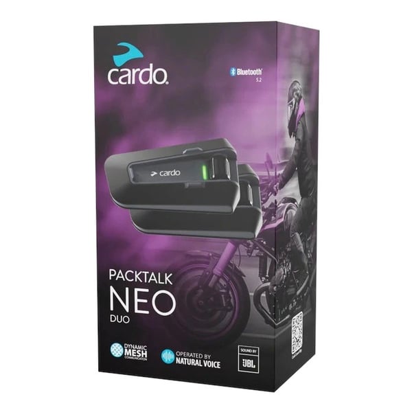 CARDO PACKTALK NEO DUO Intercom för två hjälmar