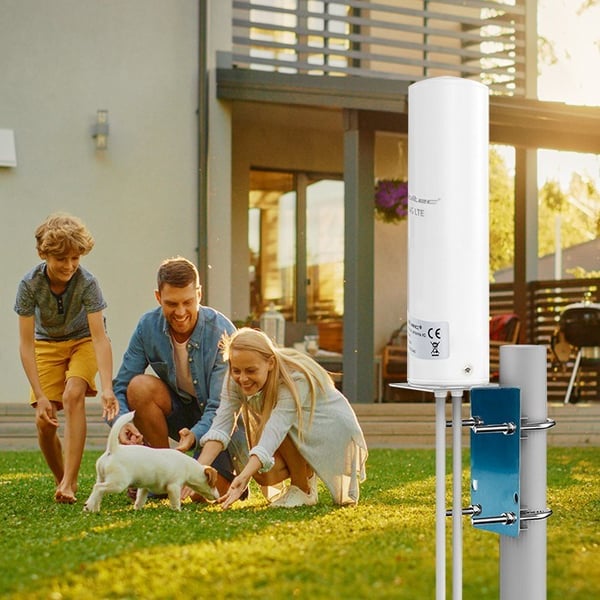 Qoltec 57044 4G LTE DUBBEL ANTENN | 5dBi | rundstrålande | utomhus