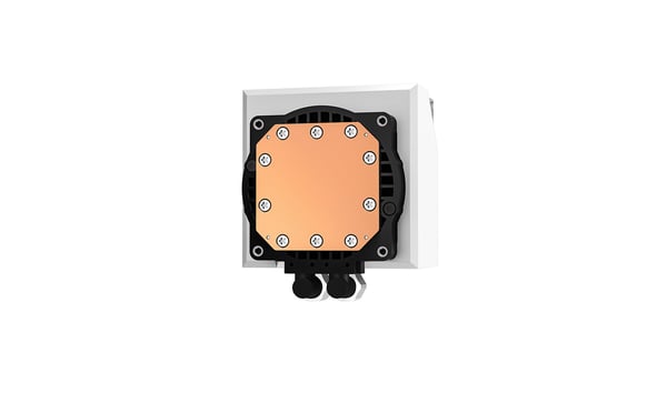 DeepCool LT240 Processor Allt-i-ett vätskekylare 12 cm Vit 1 st