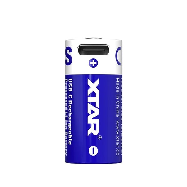 Batteri 16340 / R-CR123 3,7V Li-ion 900 mAh