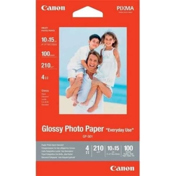 Canon GP-501 glansigt fotopapper - 10x15 cm - 210 g - 100 ark