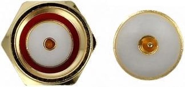 RP-SMA (han) - RP-SMA (v) adapter - 50 Ohm / 3 GHz