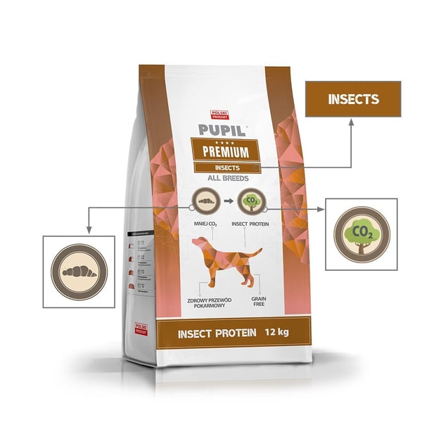 PUPIL PREMIUM INSECT tørfoder til hunde 12 kg
